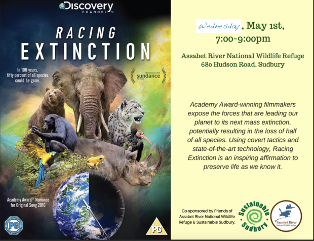 Racing Extinction, Wed May 1st